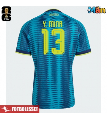 Colombia Yerry Mina #13 Bortatröja VM 2026 Kortärmad
